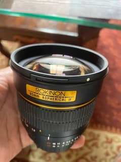 Rokinon 85mm F1.4 Aspherical cinematic Lens