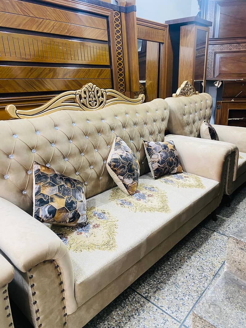 Sofa Set / 5 Seater Sofa / Luxury Sofa / Cushion Sofa / Five Seater 6