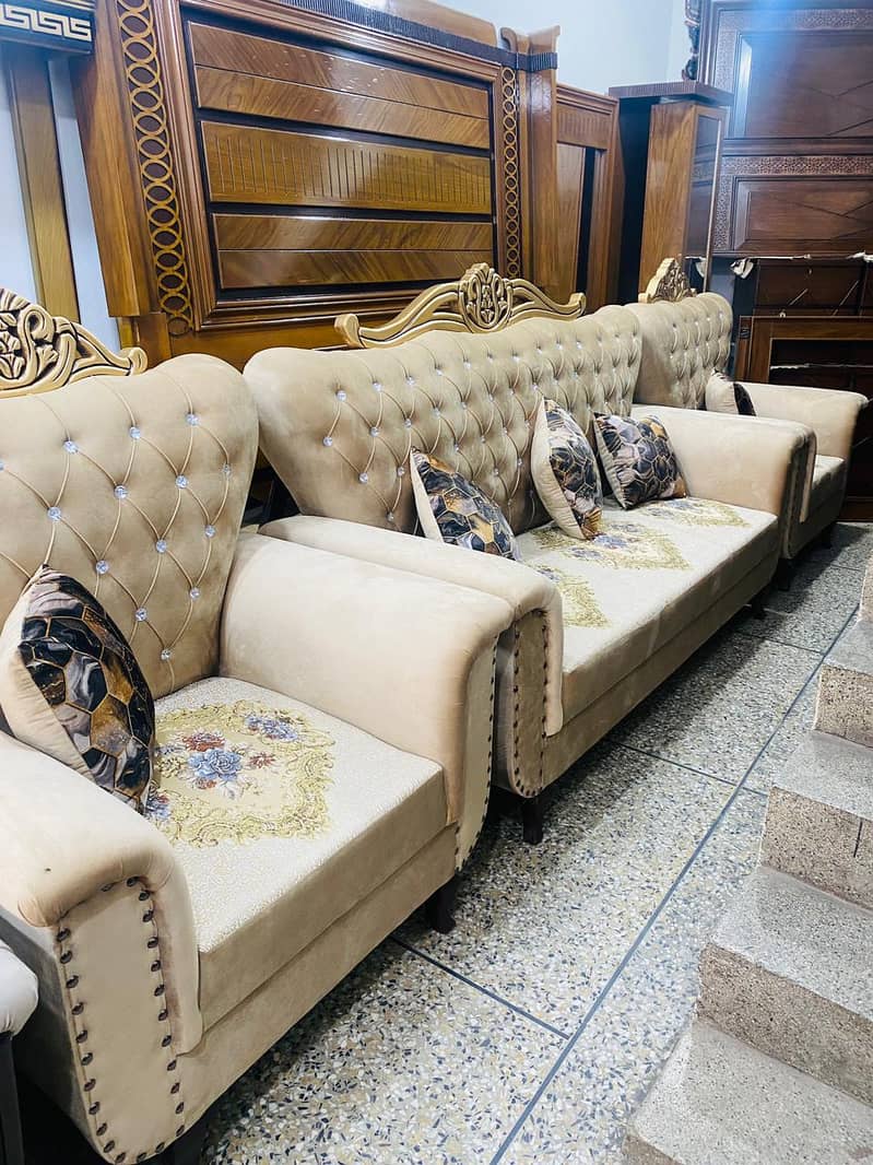 Sofa Set / 5 Seater Sofa / Luxury Sofa / Cushion Sofa / Five Seater 8