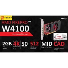 AMD Firepro W4100 2GB GDDR5