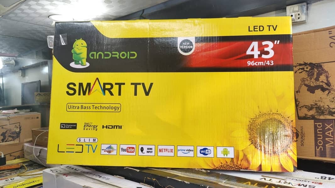 New LED | Smart Tv | 43 Inch Samsung | Slim LED | 4K UHD | Android 4K 0