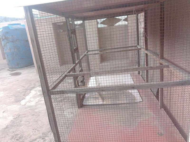 bird cage full size for parrot and hen 0