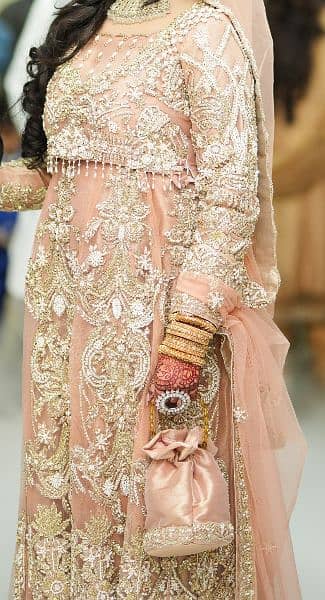 Designer Bridal Lehnga kashee's 4