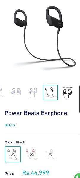 power beats earphones 0