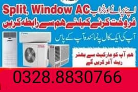 Old Ac scrap Ac dead Ac window siplit