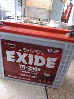 Exide 1 Tall Tubular Batteries 230AH