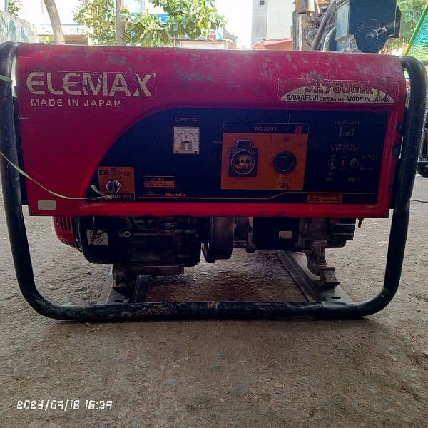 ELEMAX GENERATOR 5KVA 4