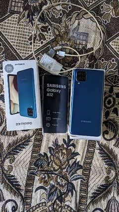 Samsung Galaxy a12 4gb 64gb wattsap just 03361697552