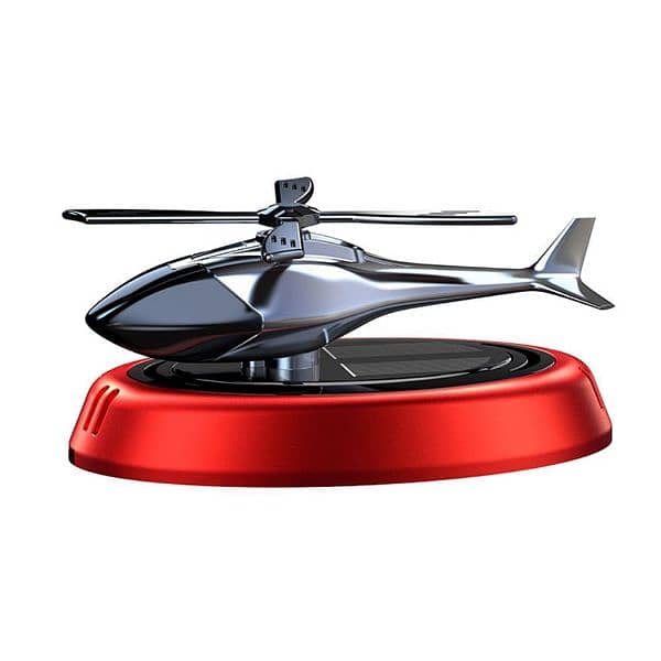 Solar powered Rotating Helicopter Aromatherapy Air Freshnere 4