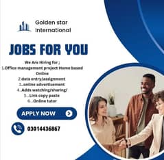 online jobs/full time/part time/simple typing jobs for boys and girls