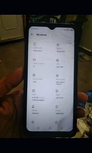 Infinix Note 12 (Only Phone ha) 6/128 Exchange Possible with Redme 1