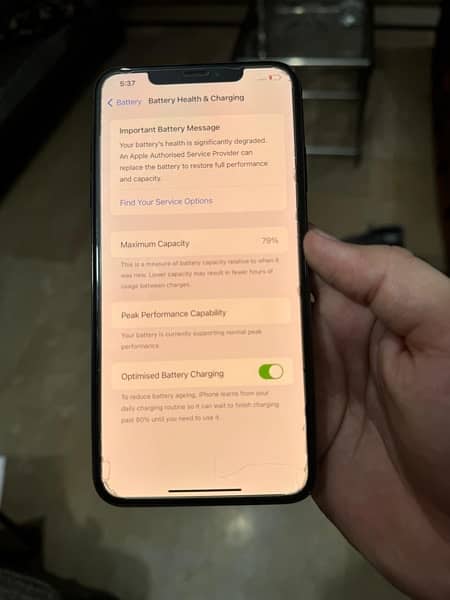 iphone xsmax 256gB 9