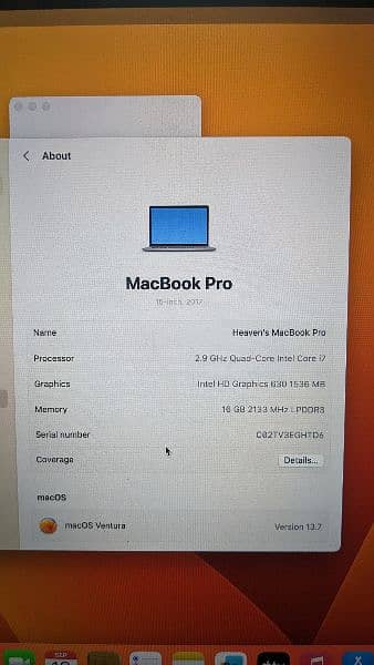 Mac Book Pro 2017 3