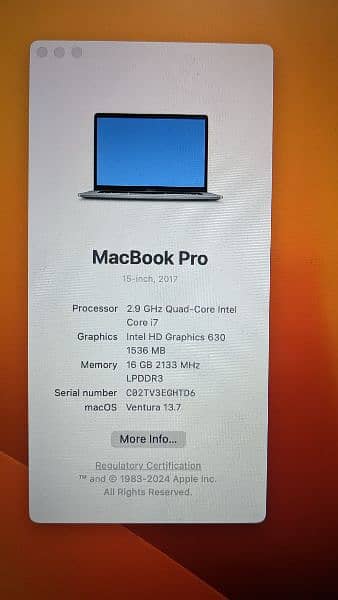 Mac Book Pro 2017 4