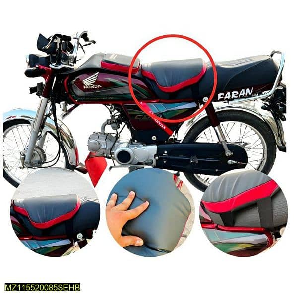 1 piece bike seat cushion 2