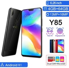 Vivo y85 black colr PTA Approves 4/64 0