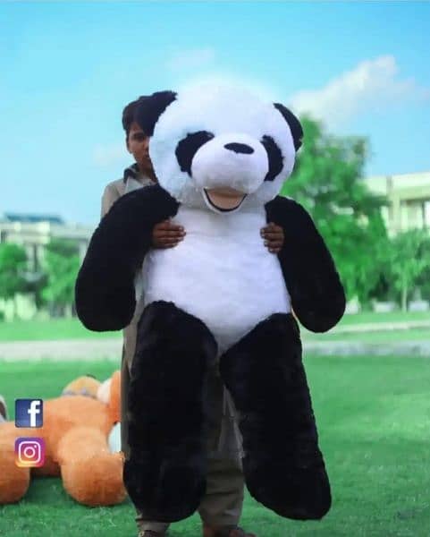 teady bear panda black and white colour available 03254280023 1