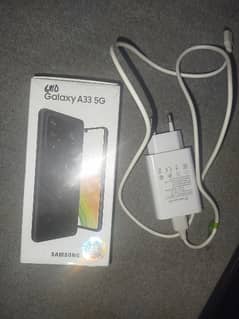 Samsung A33 5G 128/8 variant with box and charger 10/10 condition