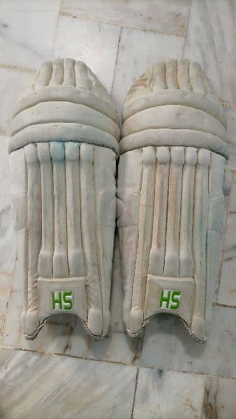 light weight cricket batting pads original HSCore7 Brand With Cover 1