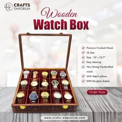 Wooden Watch Box 15 Watches