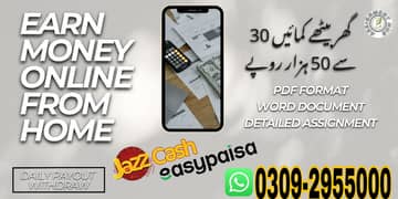 Online Part time/full time/home job/Assignments/Typing/Data entry/Ads 0