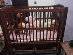 pure wooden baby cot