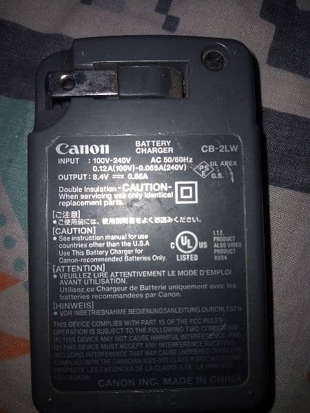 Canon Camera Battery and Charger 0