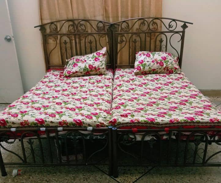 used iron bed 1