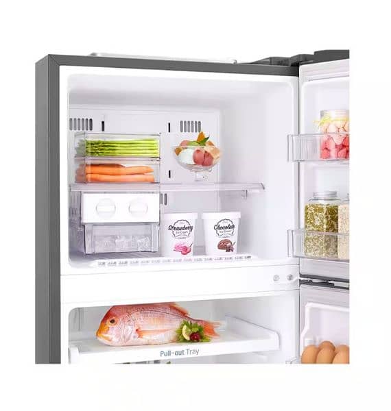 Luxury LG Top Freezer Refrigerator GL-G442RLCM - Lightly Used in Dubai 5