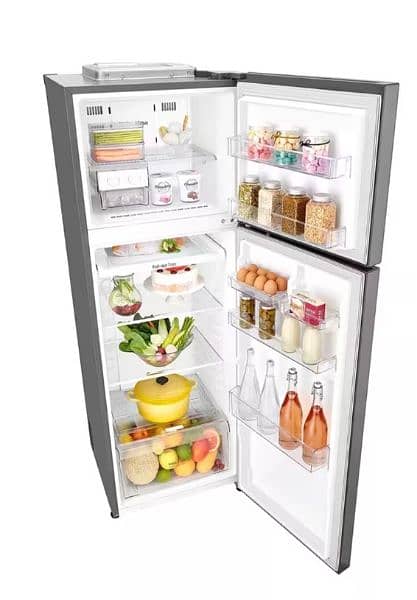 Luxury LG Top Freezer Refrigerator GL-G442RLCM - Lightly Used in Dubai 9