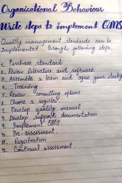 Handwriting assignment work 0