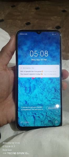 Tecno spark 8C used condition fresh with box and charger 1