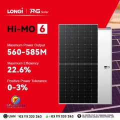 Longi Himo x6 Explorer | 580/585W Solar Panels | Solar Plates | Solar