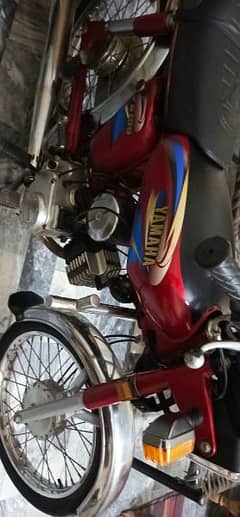 new yamha full condition ka sath new tire 0