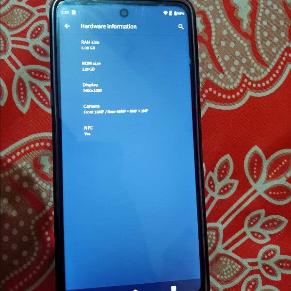 Motorola one ace 5G 6/128 pta approved 2