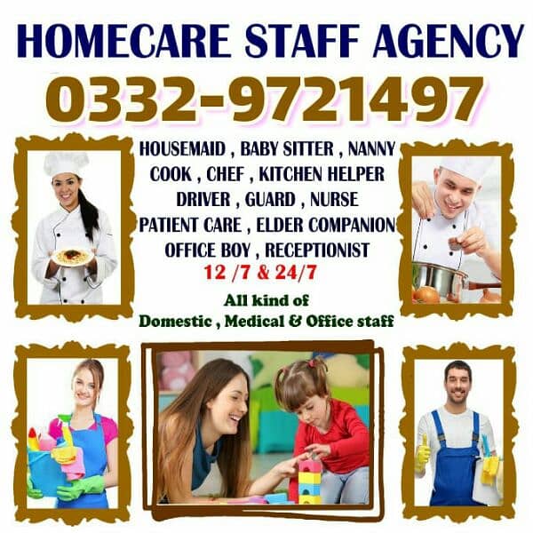 "HOME CARE - Trusted Domestic Staff Providers - Nannies, Housekeepers. 0