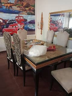 Dinning Table with 6 chairs