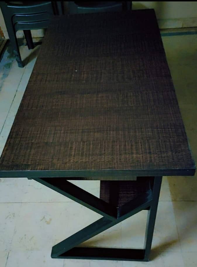 New Office table with chair not used selling as we are moving karachi 2