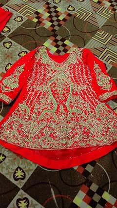 lehnga with short frock