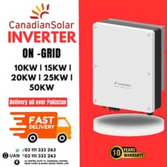 Canadian Solar Inverters | Ongrid | 10KW | 15KW | 20KW | 25KW | 50KW