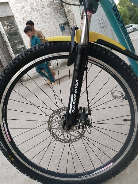 bicycle impoted full size 26 inch brand new 3 month used saimono gears 3