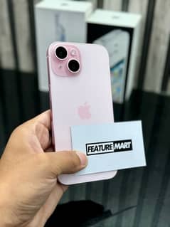 iPhone 15 JV 128GB Pink Colour 100% Health 0 Cycle