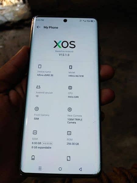 infinix zero 30 few days used 0