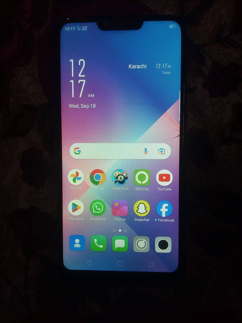 assalam o alaikum oppo A3s dual sim official pta approved. 2