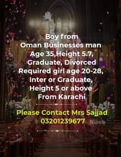 MARRIAGE BUREAU (RISHTA SERVICE CONSULTANT & MATCH MAKER FOR ABROAD)