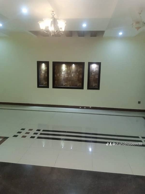 10 Marla ground portion for rent in bahria towan phase 8 sector c 1