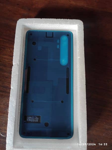 Mi note 10 lite original back glass body 1