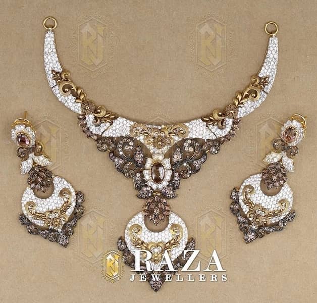 Gold Jewellery Necklace Set Starting from 150,000 Raza jewellers 8