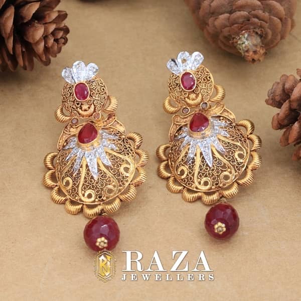 Gold Jewellery Necklace Set Starting from 150,000 Raza jewellers 13