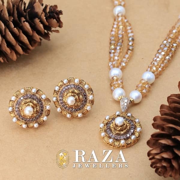 Gold Jewellery Necklace Set Starting from 150,000 Raza jewellers 15